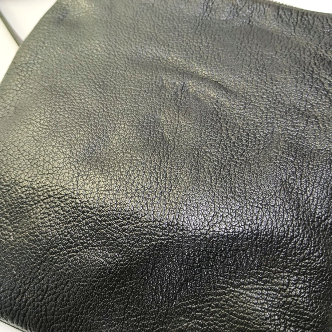 LOEWE Black Leather Crossbody Bag Single Shoulder Bag Golden hardware-(SKU)-950255613