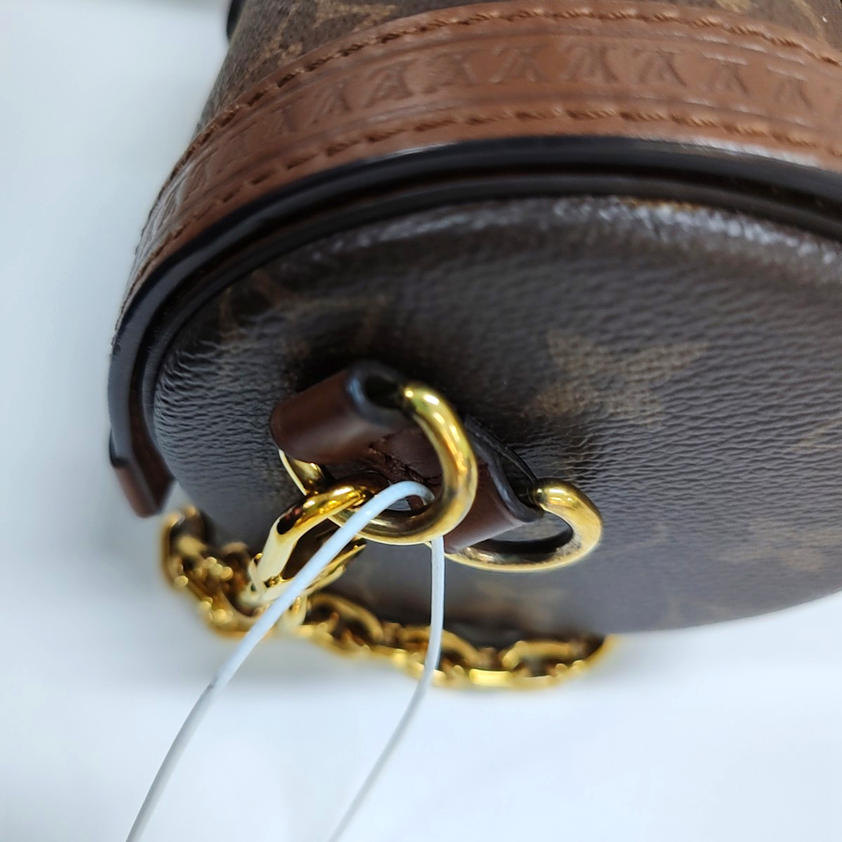 LOUIS VUITTON PAPILLON 19 Brown Coated Canvas Monogram Rivet Babylone Crossbody Bag Handbag Shoulder Bag Gold Hardware 2 Removable Straps-(SKU)-962788033