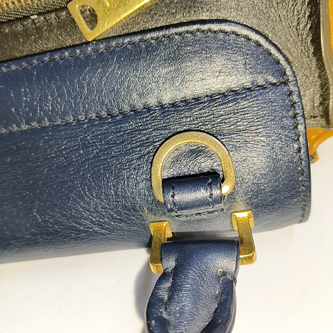 CELINE TRAPEZE Medium size Multicolor Cowhide Hammock Bag Single Shoulder Bag Handbag Golden hardware Removable shoulder strap-(SKU)-938678386