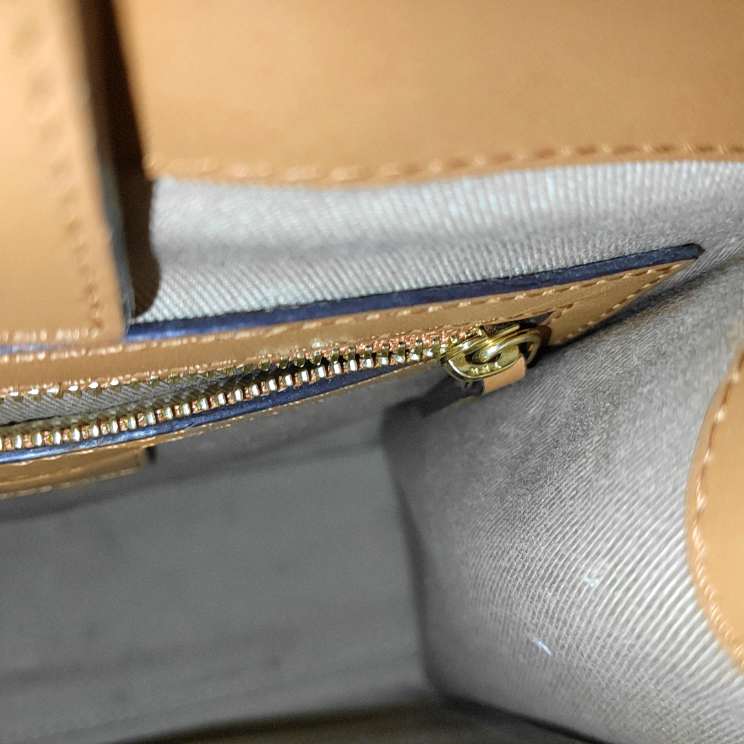 MCM KLASSIK mini Cognac Coated Canvas Monogram Single Shoulder Bag Golden hardware Removable shoulder strap-(SKU)-14432552