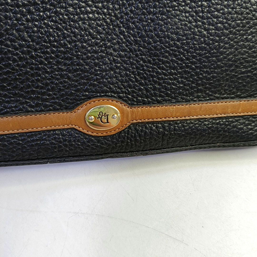 DIOR Black Leather Single Shoulder Bag Golden hardware-(SKU)-948124105