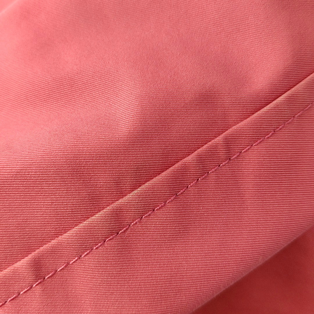 COACH XXScode Spring Autumn Pink Cotton Women's Medium Length Trench Coat-(SKU)-942014612