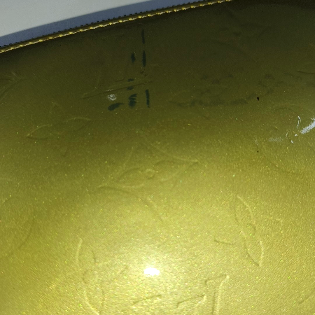 LOUIS VUITTON LEXINGTON Light Green Cowhide Monogrammed Crumpled Shoulder Bag Single Shoulder Bag Golden hardware Removable shoulder strap-(SKU)-939883232