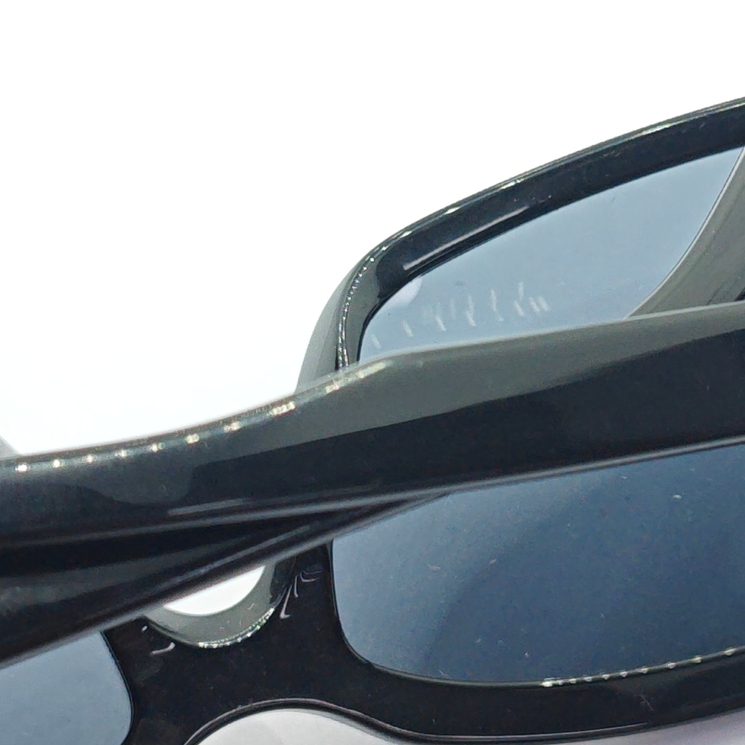 BURBERRY Gray Square Synthetic Sunglasses-(SKU)-948710850