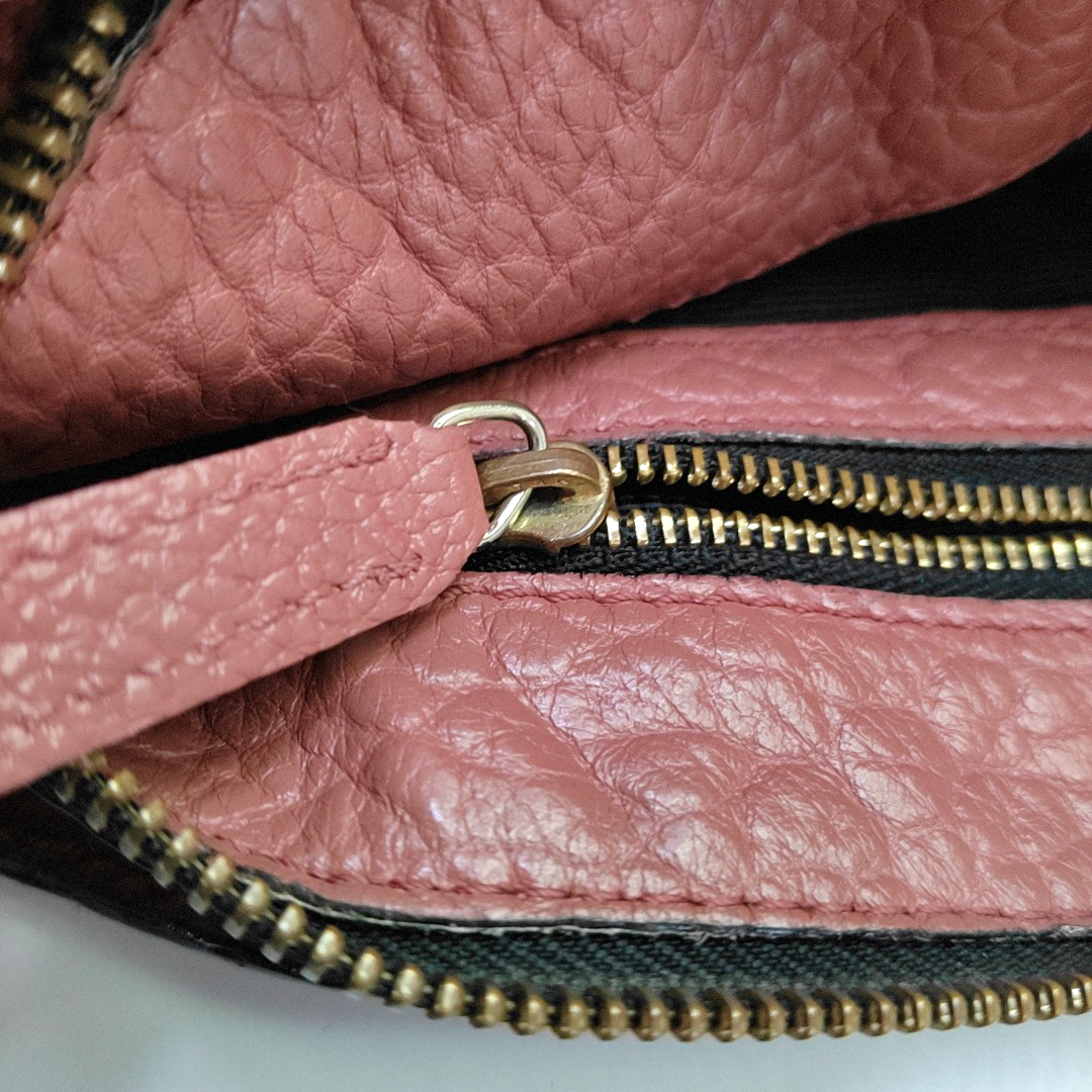 BURBERRY Pink Cowhide Embossed Crossbody Single Shoulder Bag Golden hardware Removable shoulder strap-(SKU)-939917581
