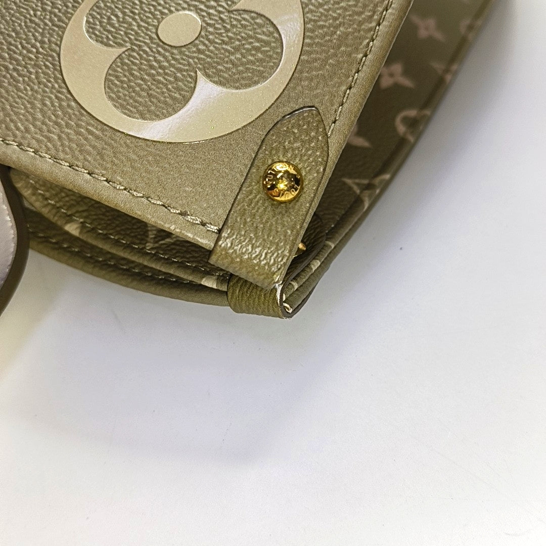 LOUIS VUITTON ONTHEGO Medium Multicolor Coated Canvas Monogram Jungle Bag Shoulder Bag Handbag Gold Hardware-(SKU)-969446972