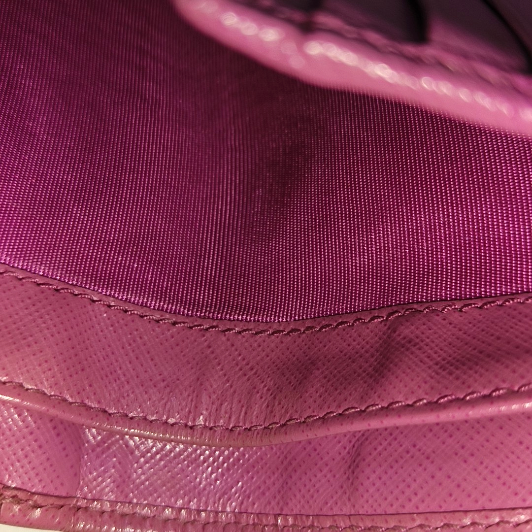 FERRAGAMO Vara Pink Leather Embossed Wallet Golden hardware-(SKU)-930486413