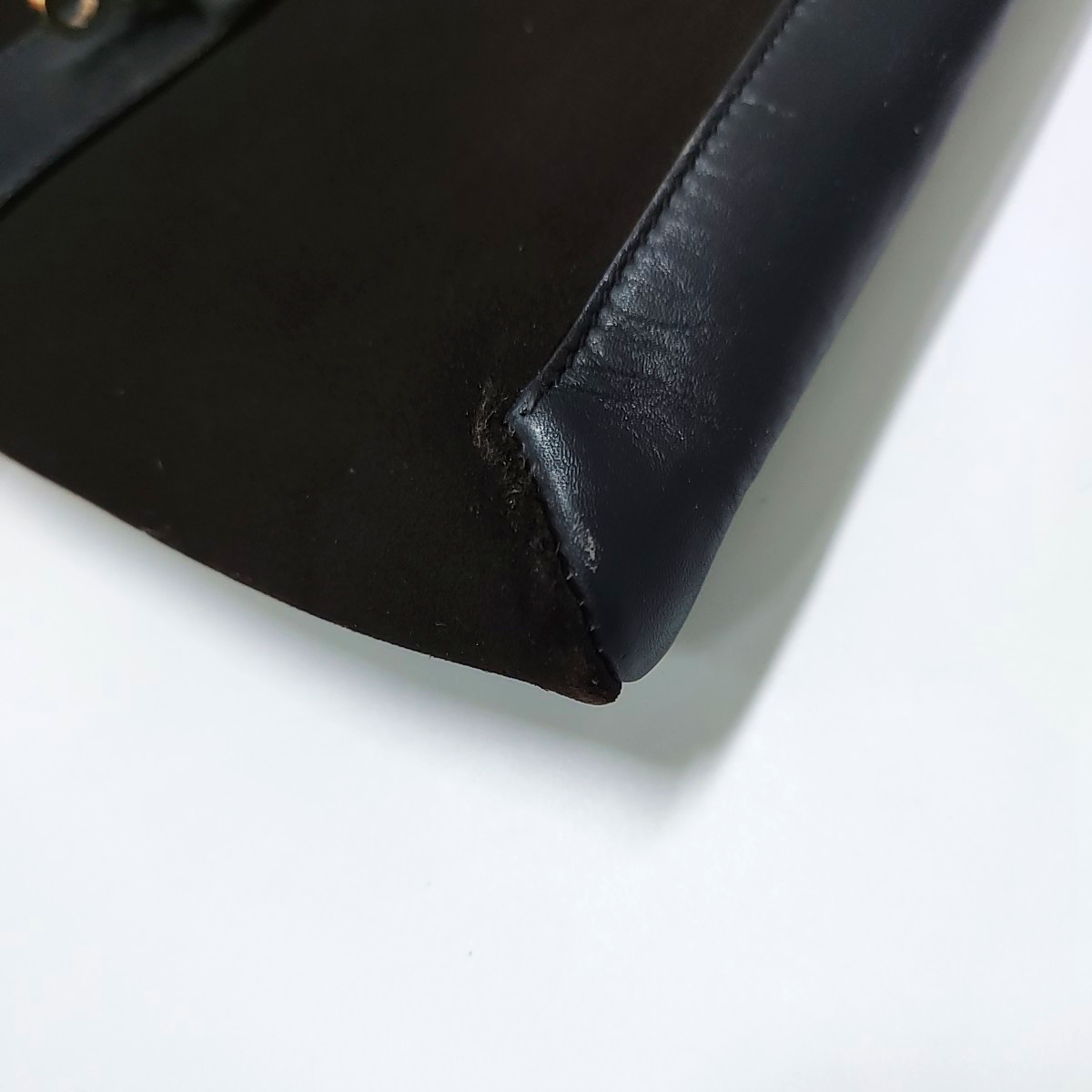 GUCCI Dark Brown Velvet Leather Single Shoulder Bag Tote Bag Golden hardware-(SKU)-940165554