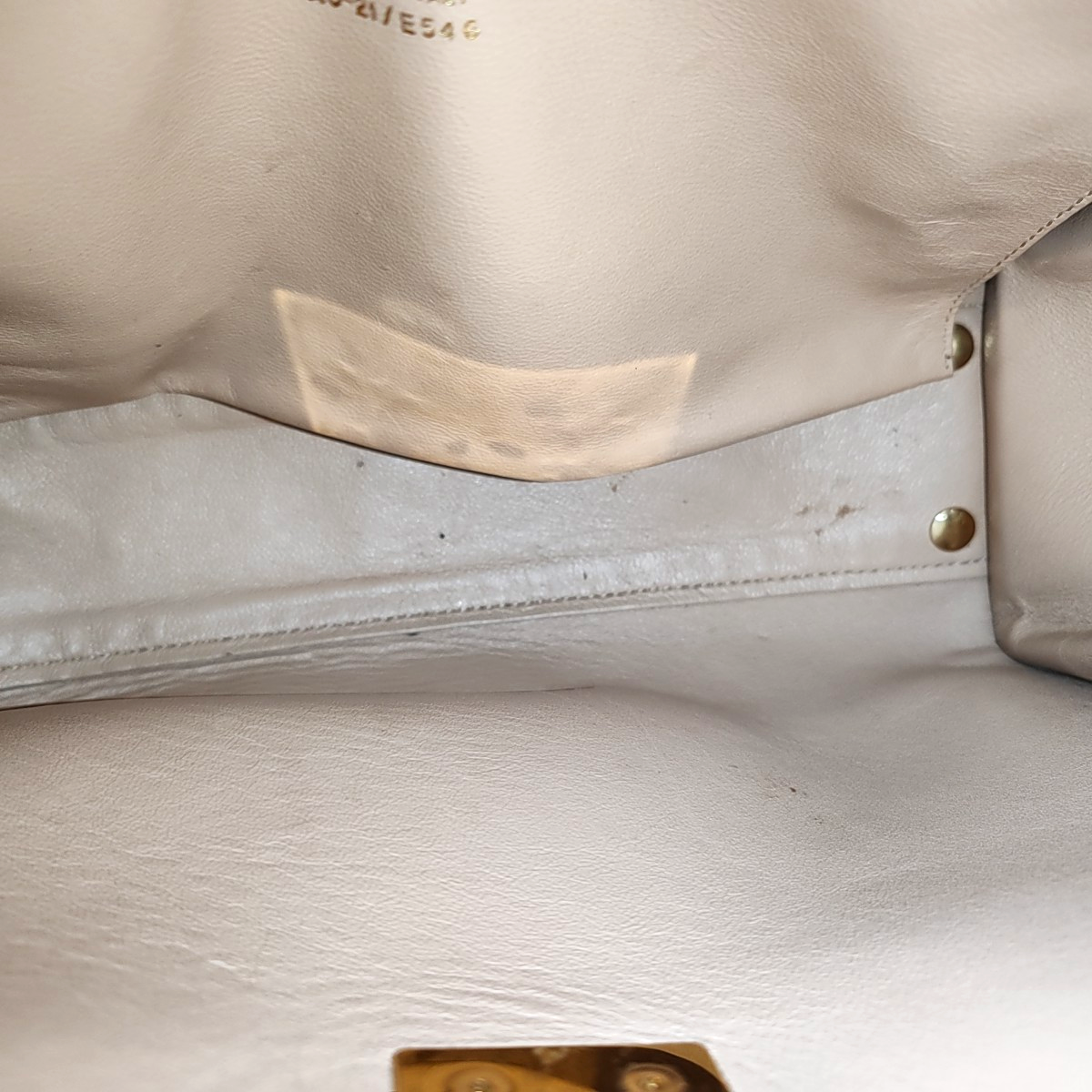FERRAGAMO Beige Leather Tote Bag Golden hardware-(SKU)-933984180