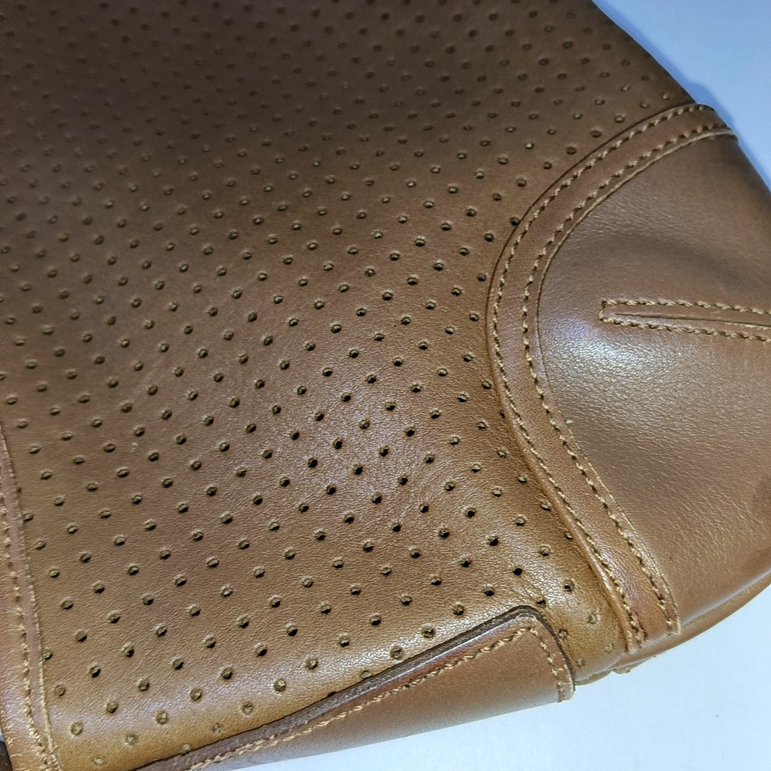 COACH Brown Leather Single Shoulder Bag Tote Bag Golden hardware Removable shoulder strap-(SKU)-942136489