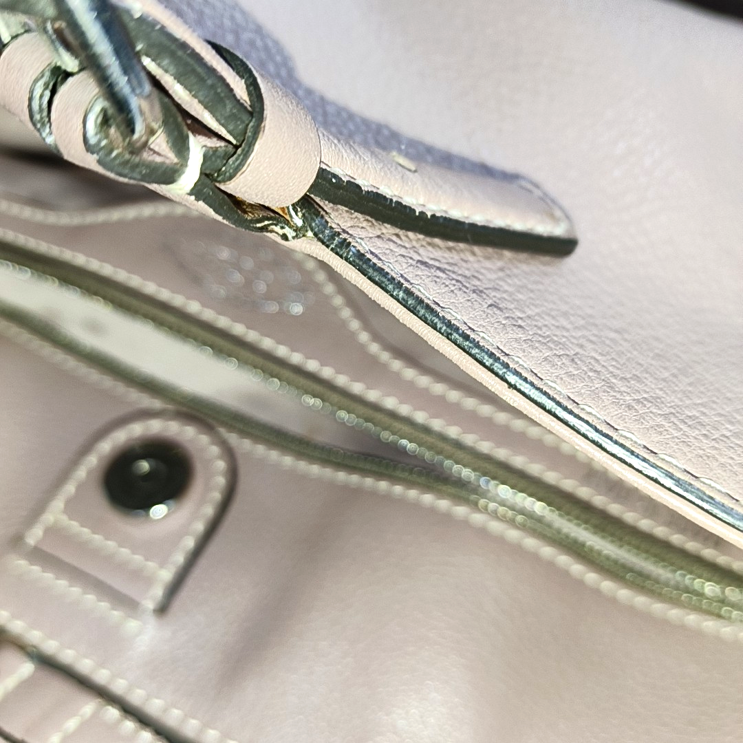 TOD'S Tote bag Dark Gray Cowhide Single Shoulder Bag Handbag Crossbody Bag Silver Hardware-(SKU)-935893458