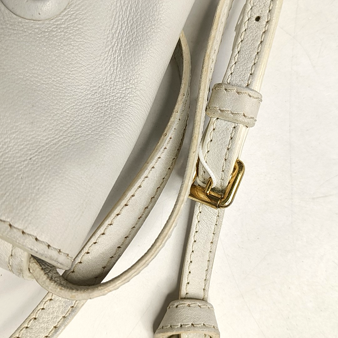 BURBERRY Khaki Coated Canvas Warhorse Plaid Crossbody Shoulder Bag Golden hardware-(SKU)-954930104