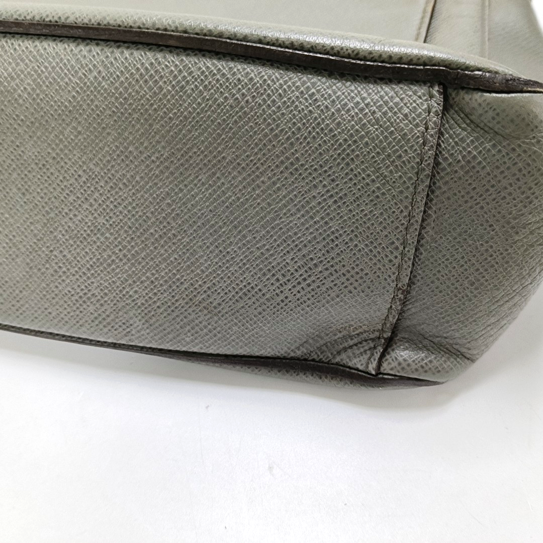 LOUIS VUITTON ROMAN Gray Cowhide Crossbody Single Shoulder Bag Silver Hardware-(SKU)-958340787