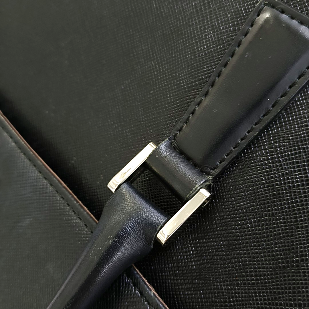 BURBERRY Black cowhide tote bag Silver Hardware-(SKU)-958526688
