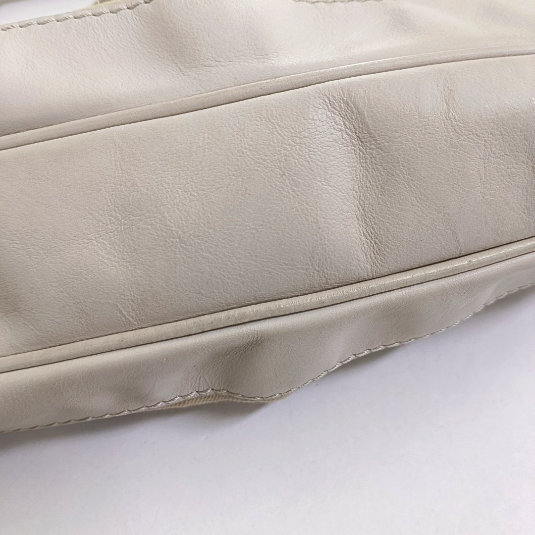 BURBERRY Beige Canvas Handbag Black hardware-(SKU)-950668456