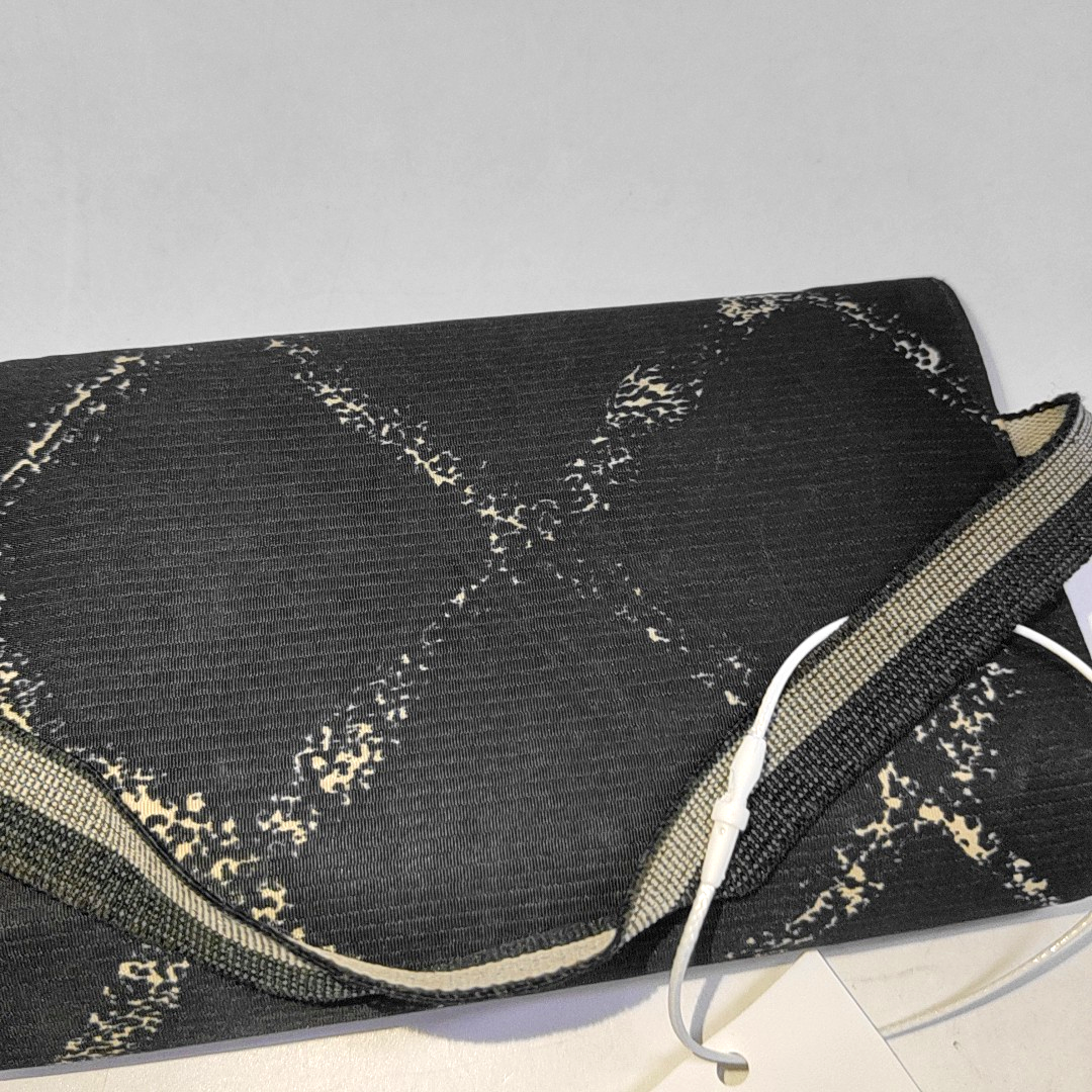 CHANEL Black Canvas Quilted Wallet 6nan-(SKU)-942554426