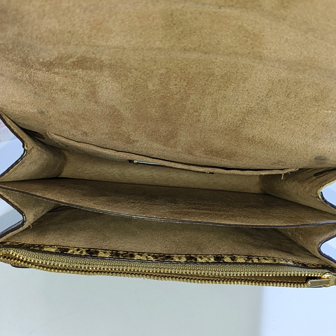COACH KLARE Beige Leather Old Flower Embossed Crossbody Bag Shoulder Bag Golden hardware-(SKU)-942136285