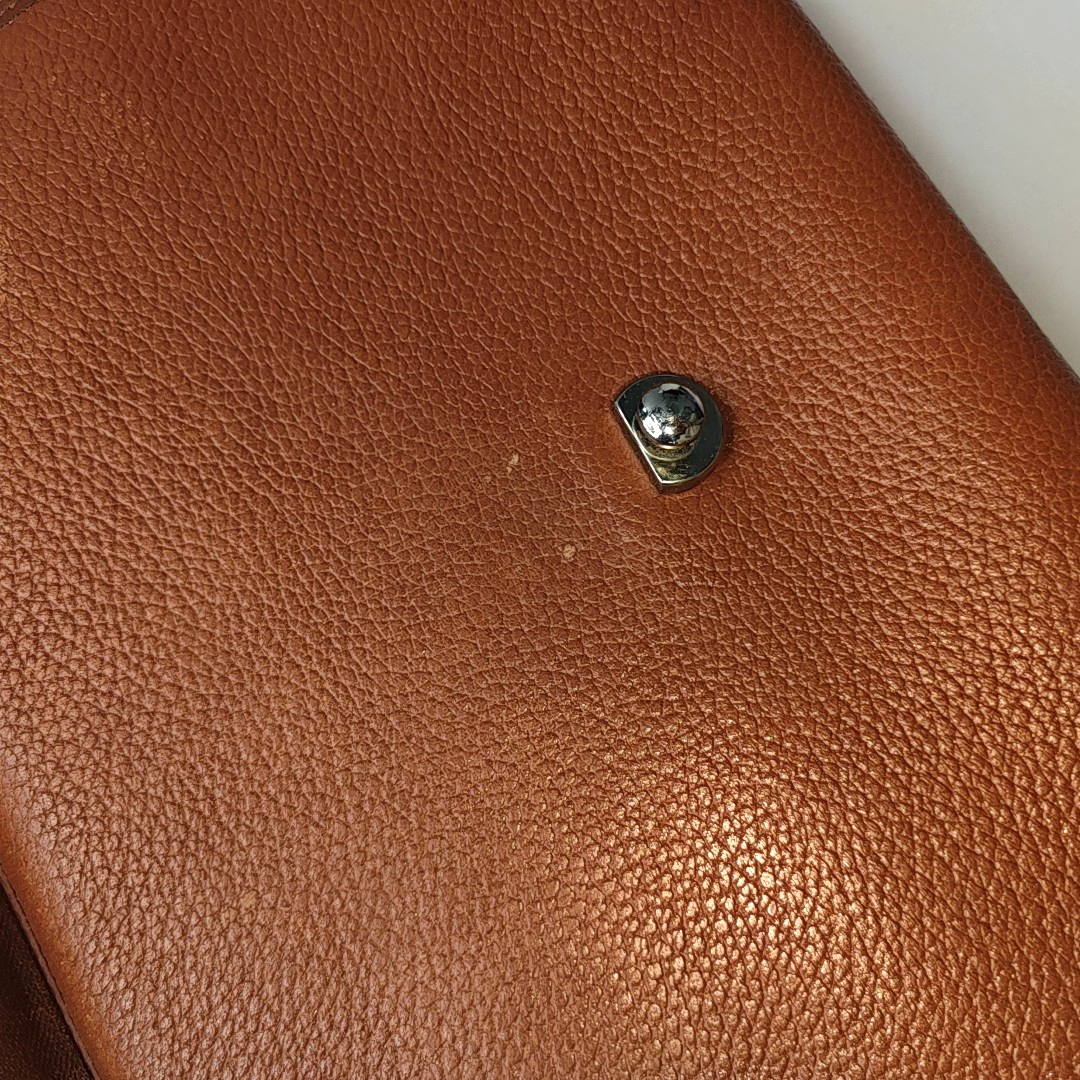 BURBERRY Brown Cowhide Handbag Silver Hardware-(SKU)-14318361