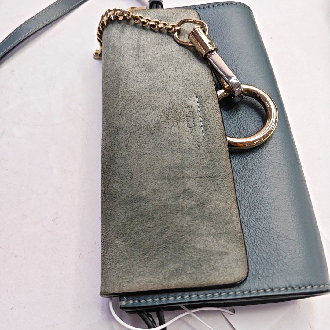 Chloé Faye Color block cowhide crossbody bag shoulder bag Golden Silver Hardware Removable shoulder strap-(SKU)-957041117