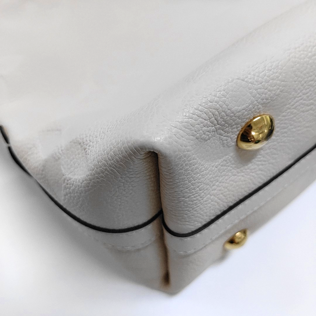 LOUIS VUITTON CARRYALL Small Beige Leather Monogram Damier Ebene Shoulder Bag Tote Bag Crossbody Golden Hardware Removable Shoulder Strap-(SKU)-965118869