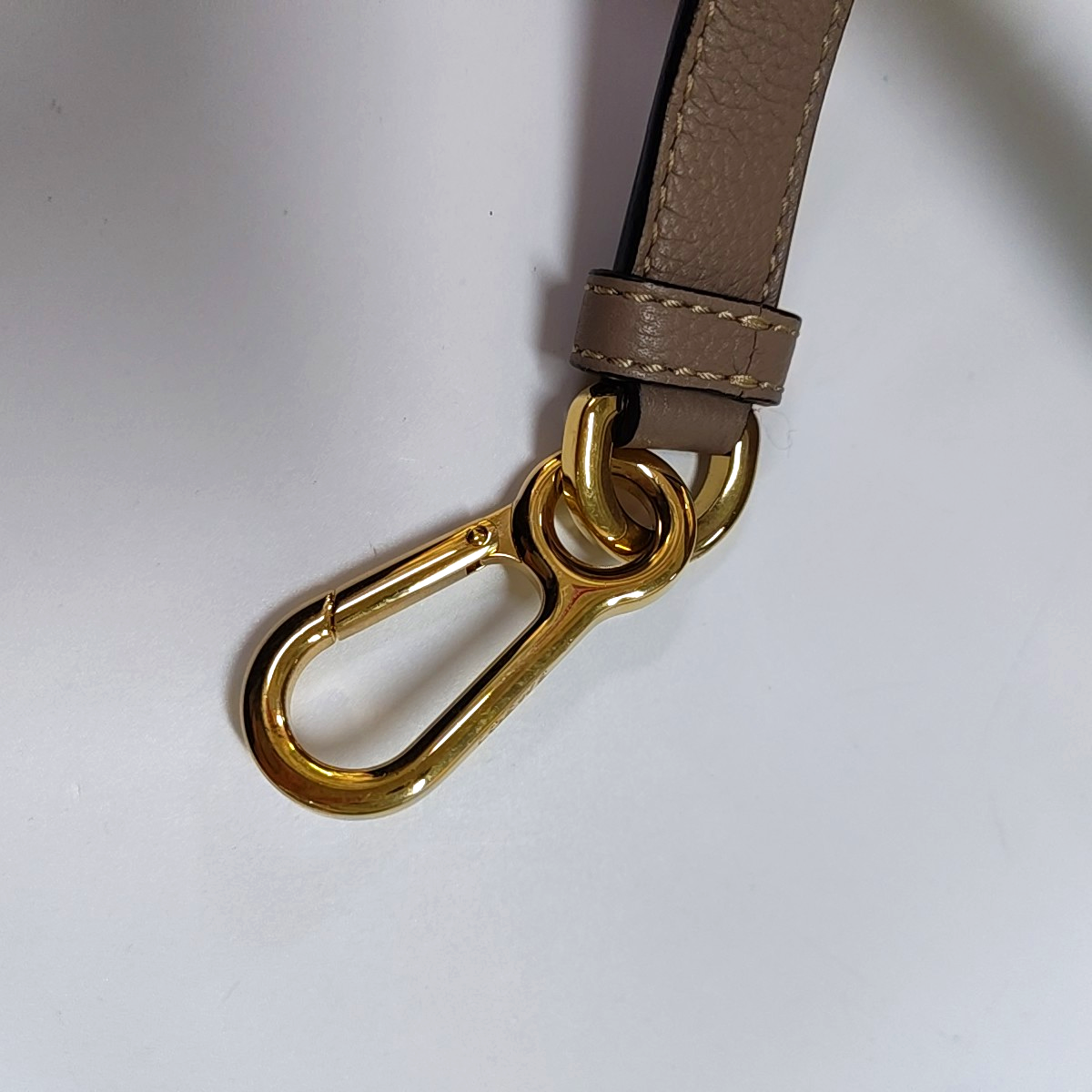 LOEWE Puzzle Small Khaki Calfskin Geometric Bag Crossbody Shoulder Bag with Detachable Strap and Golden Hardware-(SKU)-964095493
