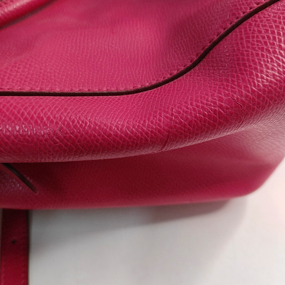 COACH MARGOT Pink Leather Single Shoulder Bag Handbag Crossbody Bag Golden hardware Removable shoulder strap-(SKU)-944147467