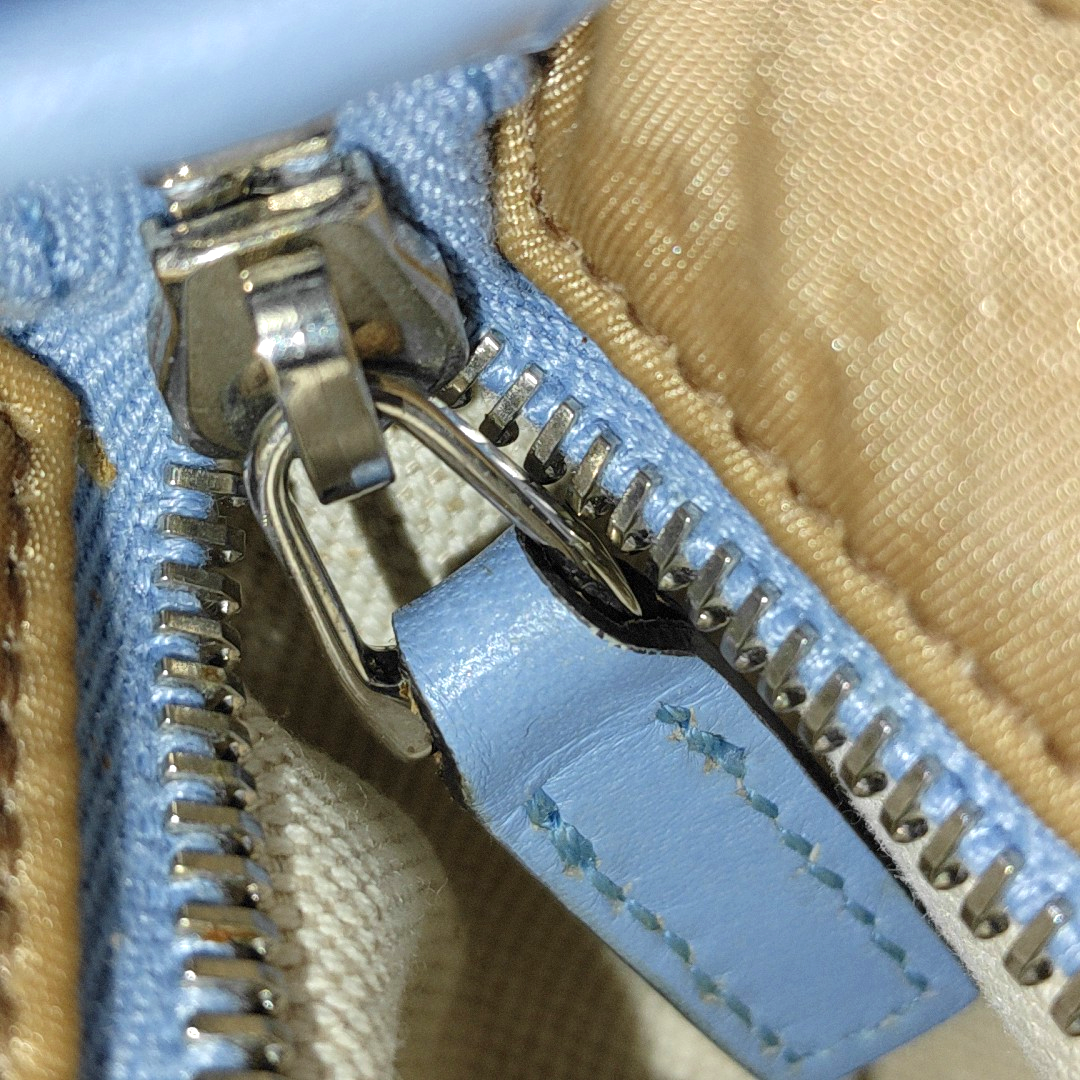 GUCCI Khaki Nylon Monogram Single Shoulder Bag Crossbody Silver Hardware-(SKU)-13943470