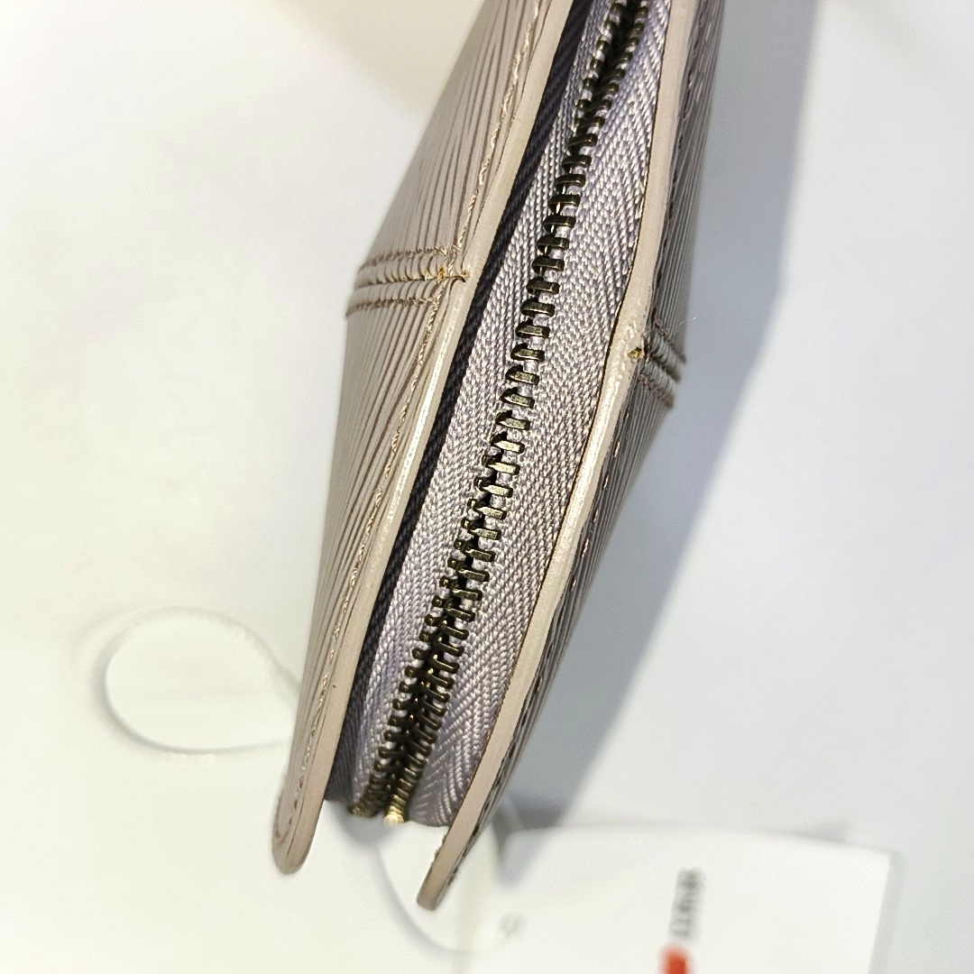 LOUIS VUITTON DEMI LUNE 浅紫色EPI牛皮水波纹Key包 Silver Hardware Vintage model-(SKU)-939006721