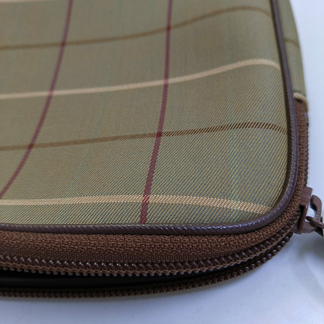BURBERRY Khaki Canvas Handbag Brown Hardware-(SKU)-954910626