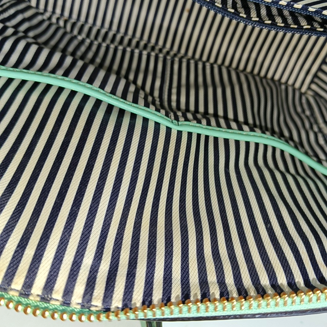 Kate Spade Green leather single shoulder bag handbag crossbody bag Golden hardware Removable shoulder strap-(SKU)-14289698