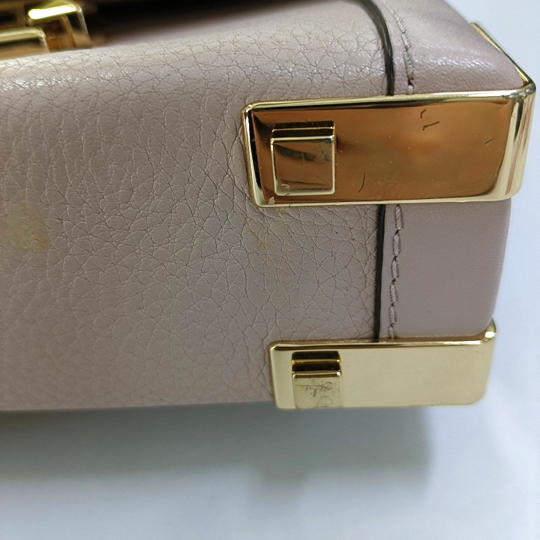 MICHAEL KORS Cece Pink leather crossbody bag, handbag, shoulder bag Golden hardware Removable shoulder strap-(SKU)-950932352