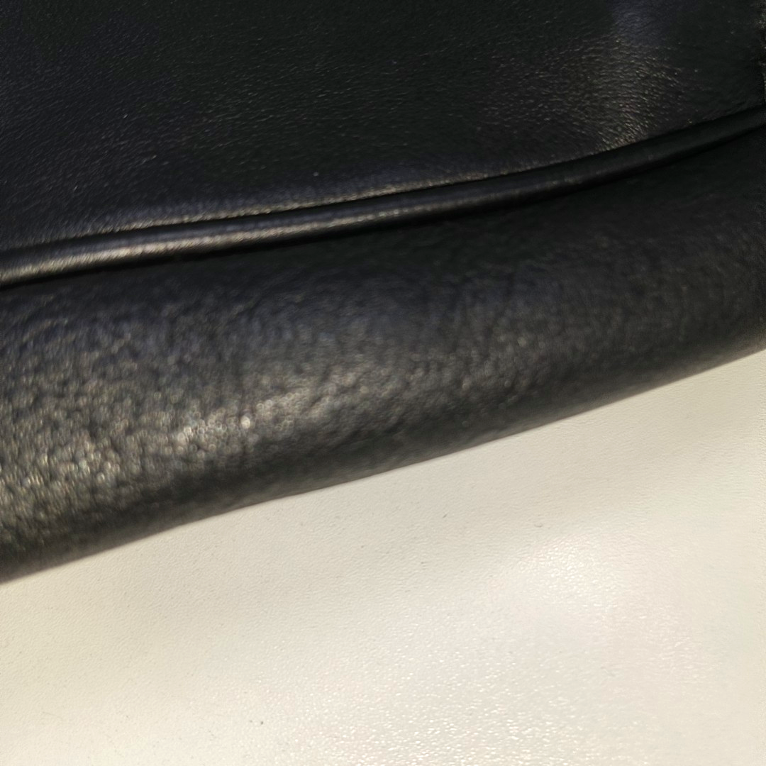 FERRAGAMO Sofia Black cowhide tote bag Silver Hardware-(SKU)-14082748