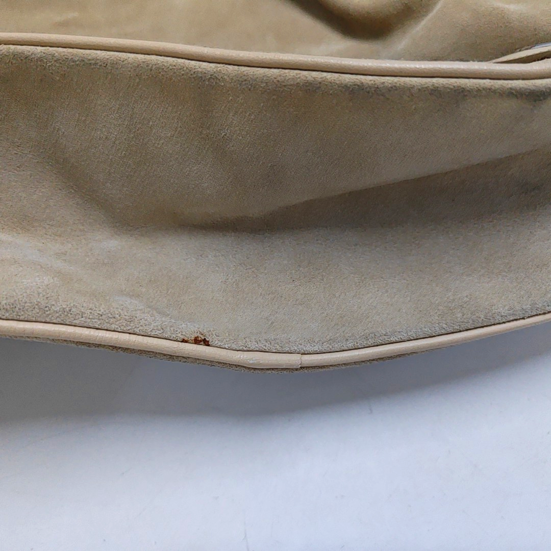 BALLY Tote bag Beige Suede Single Shoulder Tote Bag Silver Hardware-(SKU)-952425737