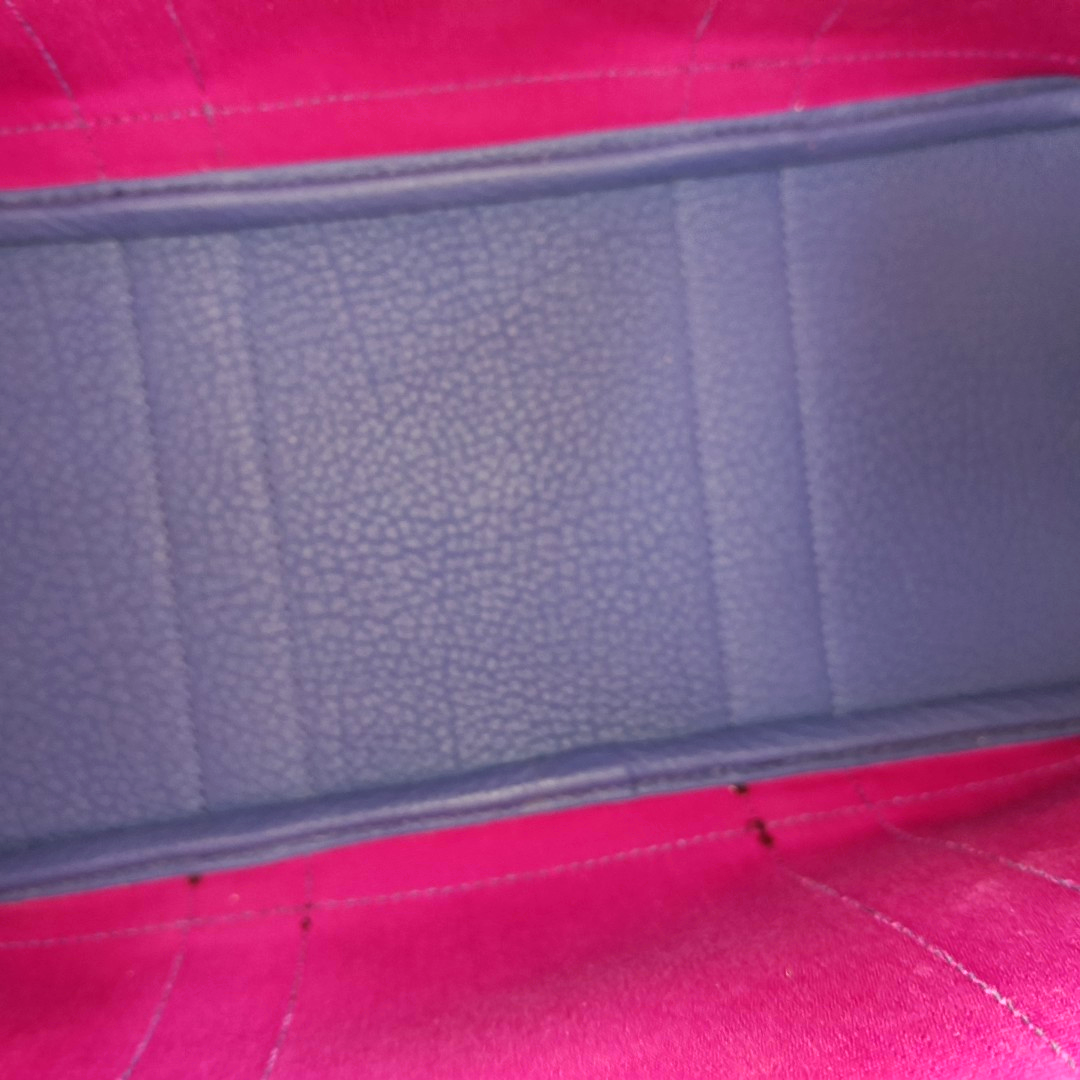 HERMÈS Garden Party 30 Magnolia Pink Canvas Garden Bag with Silver Hardware-(SKU)-946664130