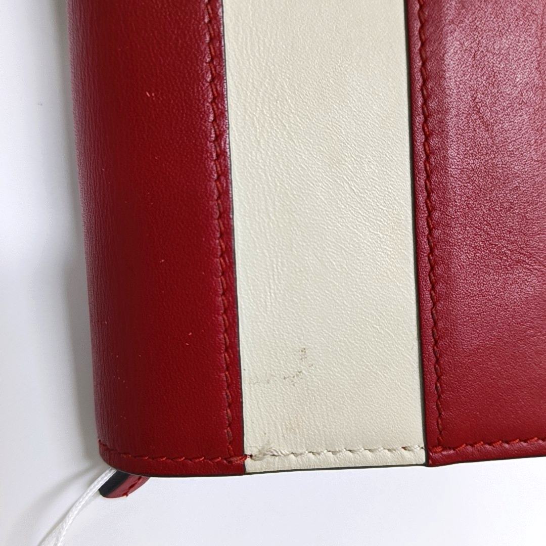 GUCCI Queen Margaret Red Cowhide Bee Wallet Golden hardware-(SKU)-953738201