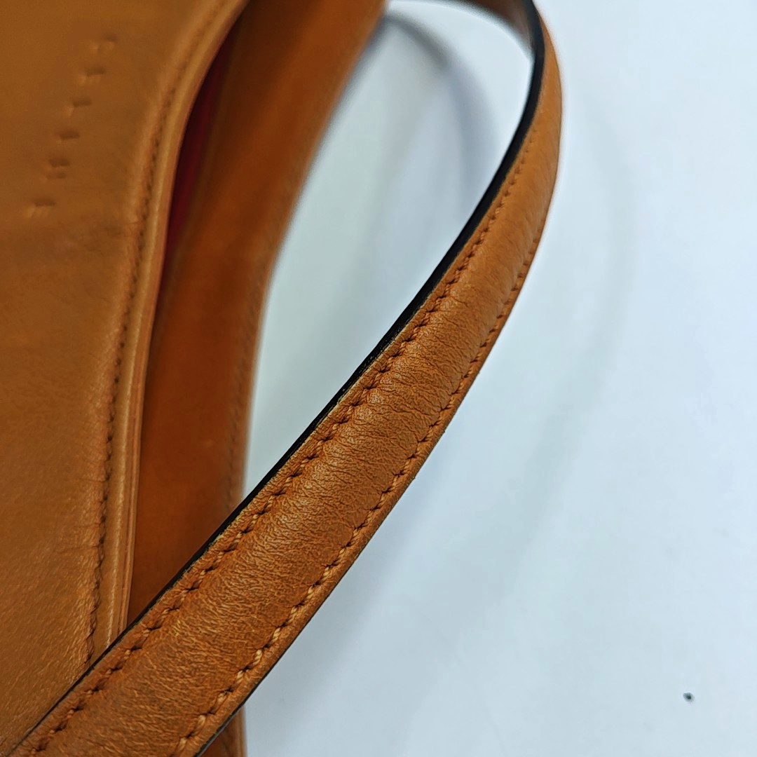 CELINE Brown Cowhide Single Shoulder Bag Golden hardware-(SKU)-944792224