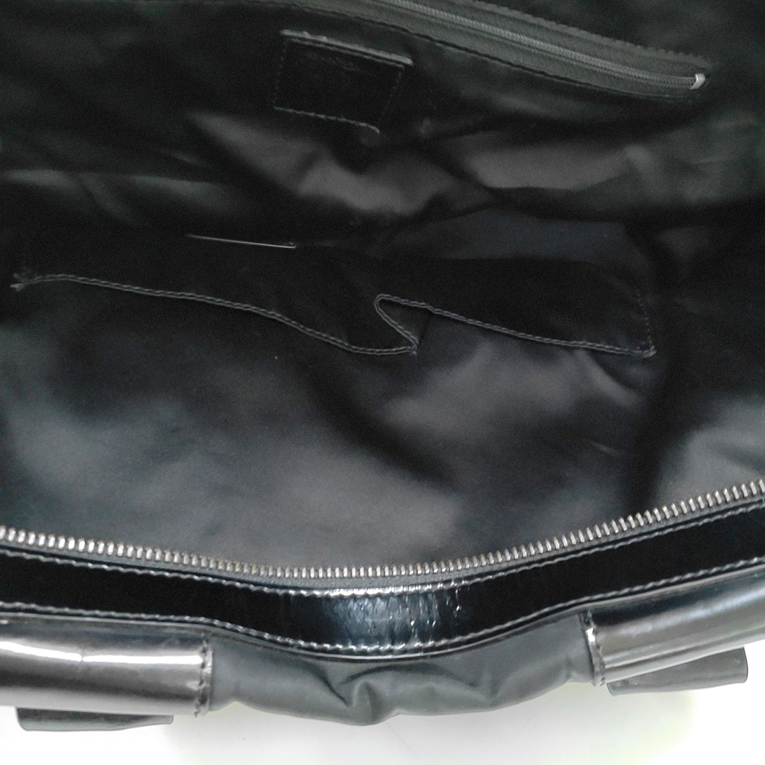 BURBERRY Tote bag Black Nylon Stud Handbag Golden hardware-(SKU)-960194301