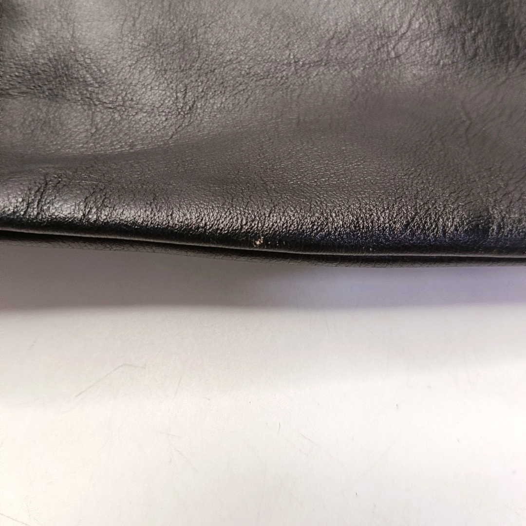 CELINE Black leather quilted handbag Silver Hardware-(SKU)-950632475