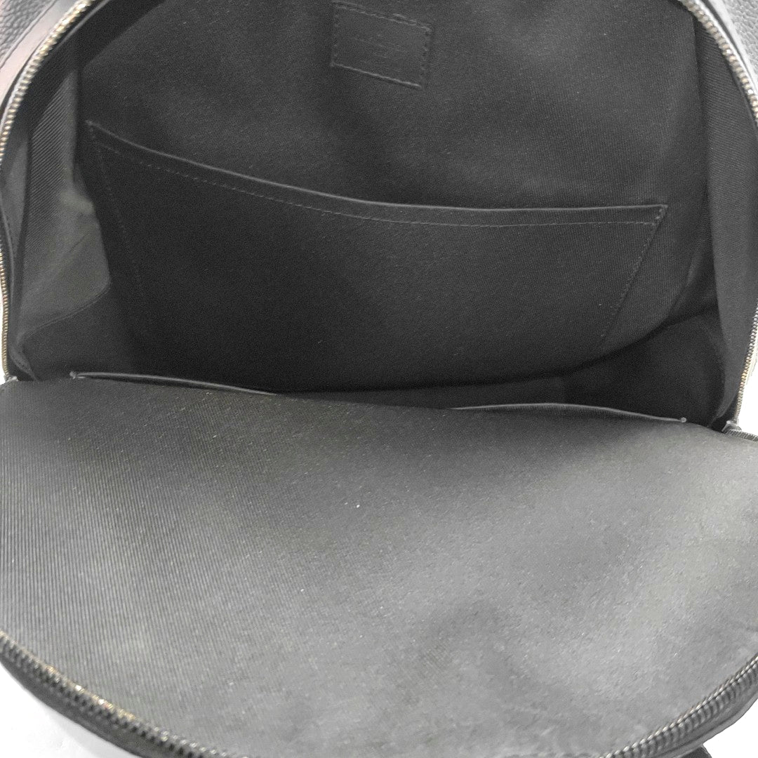 LOUIS VUITTON AEROGRAM Black Calfskin Backpack Black Hardware-(SKU)-970857178