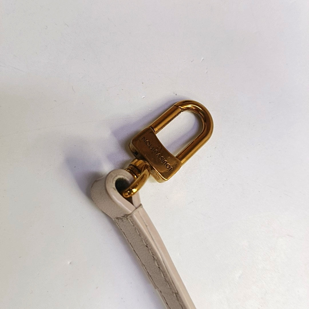 LOUIS VUITTON NEW WAVE Beige Leather Quilted Shoulder Bag Tote Bag with Detachable Strap-(SKU)-968960265