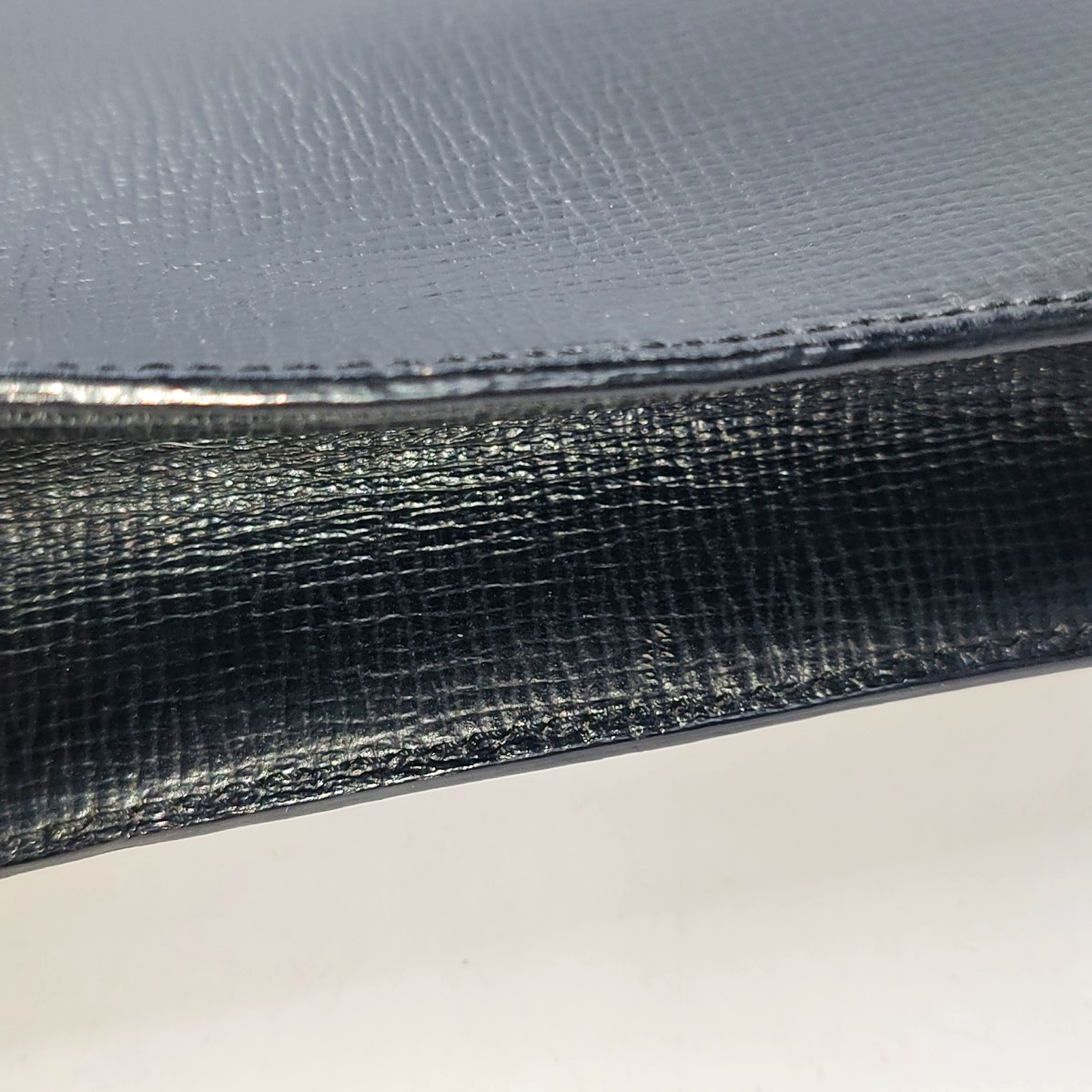 LOEWE Black Cowhide Clutch Golden hardware-(SKU)-943656028