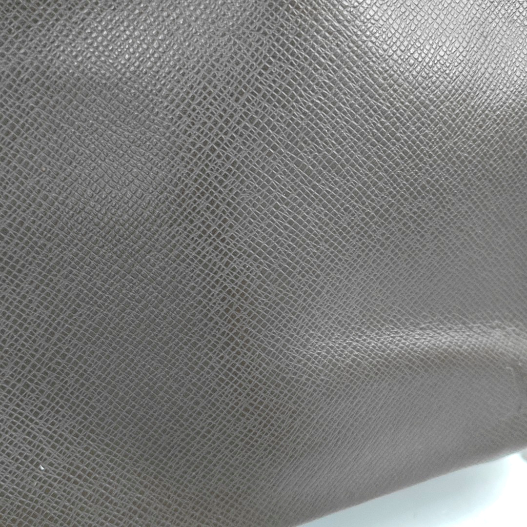 LOUIS VUITTON Large size Brown Leather Handbag Silver Hardware-(SKU)-958155745