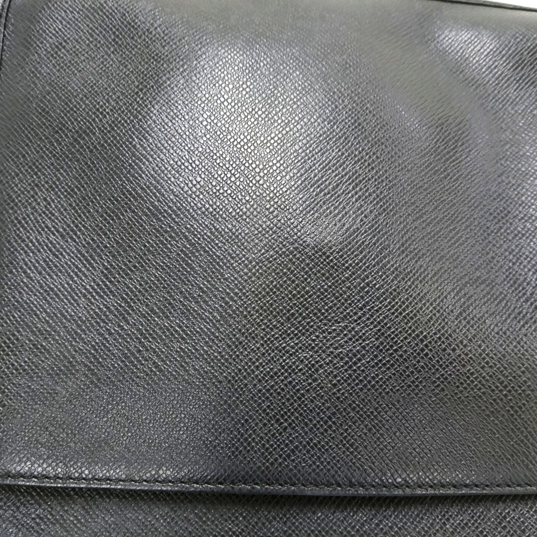 LOUIS VUITTON ANDREI Black Cowhide Single Shoulder Bag Crossbody Bag Silver Hardware-(SKU)-958721089