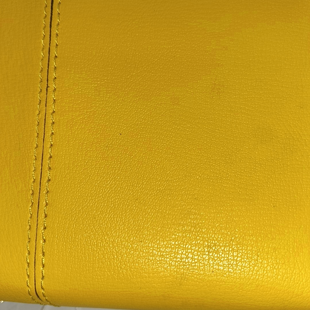 MICHAEL KORS Yellow Leather Shoulder Bag Tote Golden hardware shoulder straps-(SKU)-14044743