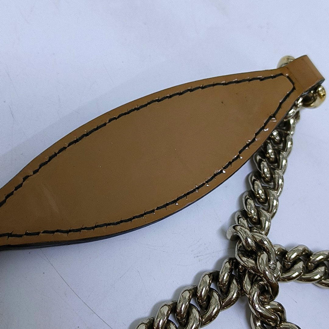 GUCCI Emily Chain Small size Brown Patent Leather Horse Bit Single Shoulder Bag Golden hardware-(SKU)-954647848