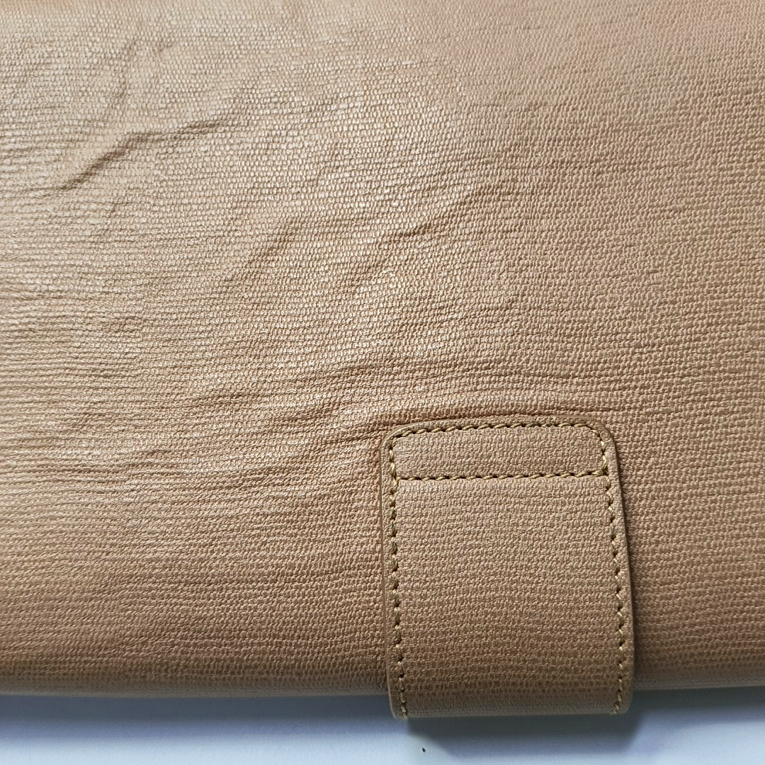 YSL CHYC Y LIGNE Khaki Cowhide Handbag Golden hardware-(SKU)-946669622