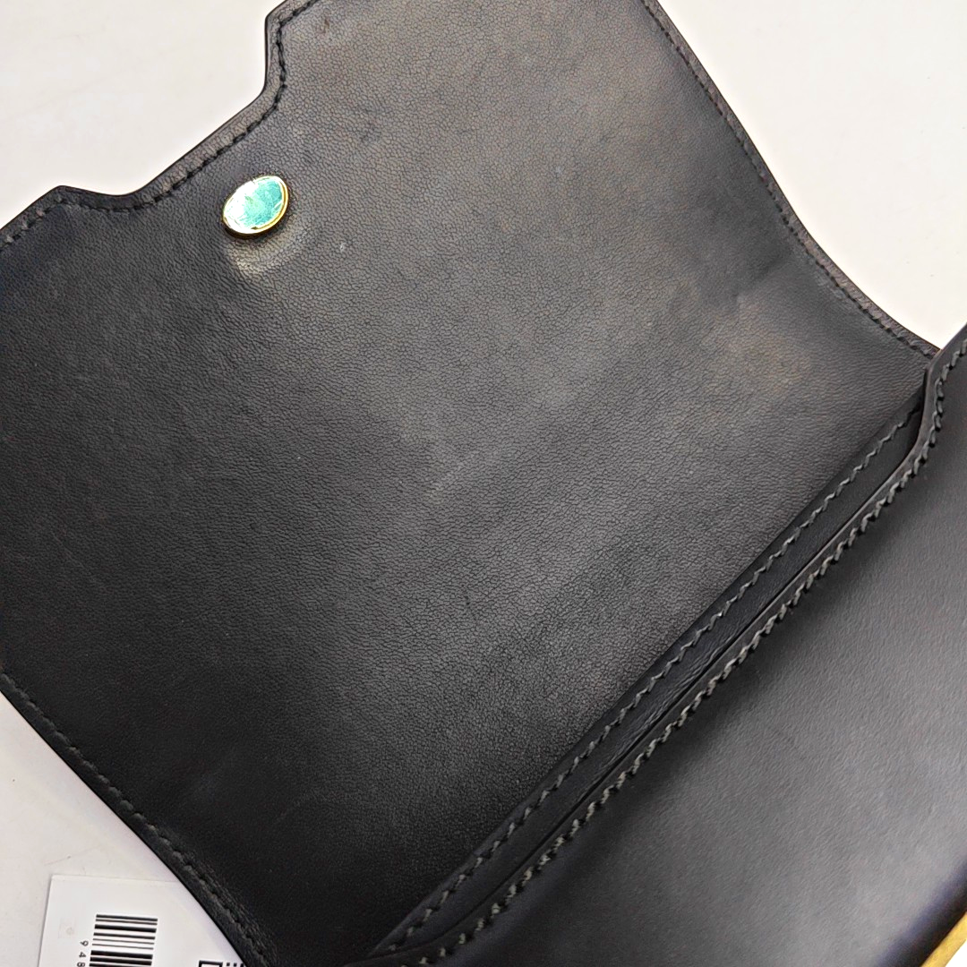 BURBERRY TB mini Black Cowhide Clutch腰包/胸包 Golden hardware-(SKU)-948383912