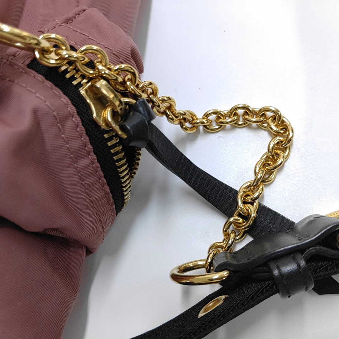 BURBERRY The Rucksack Medium size Beige Nylon Backpack Tote Bag Golden hardware-(SKU)-954221231