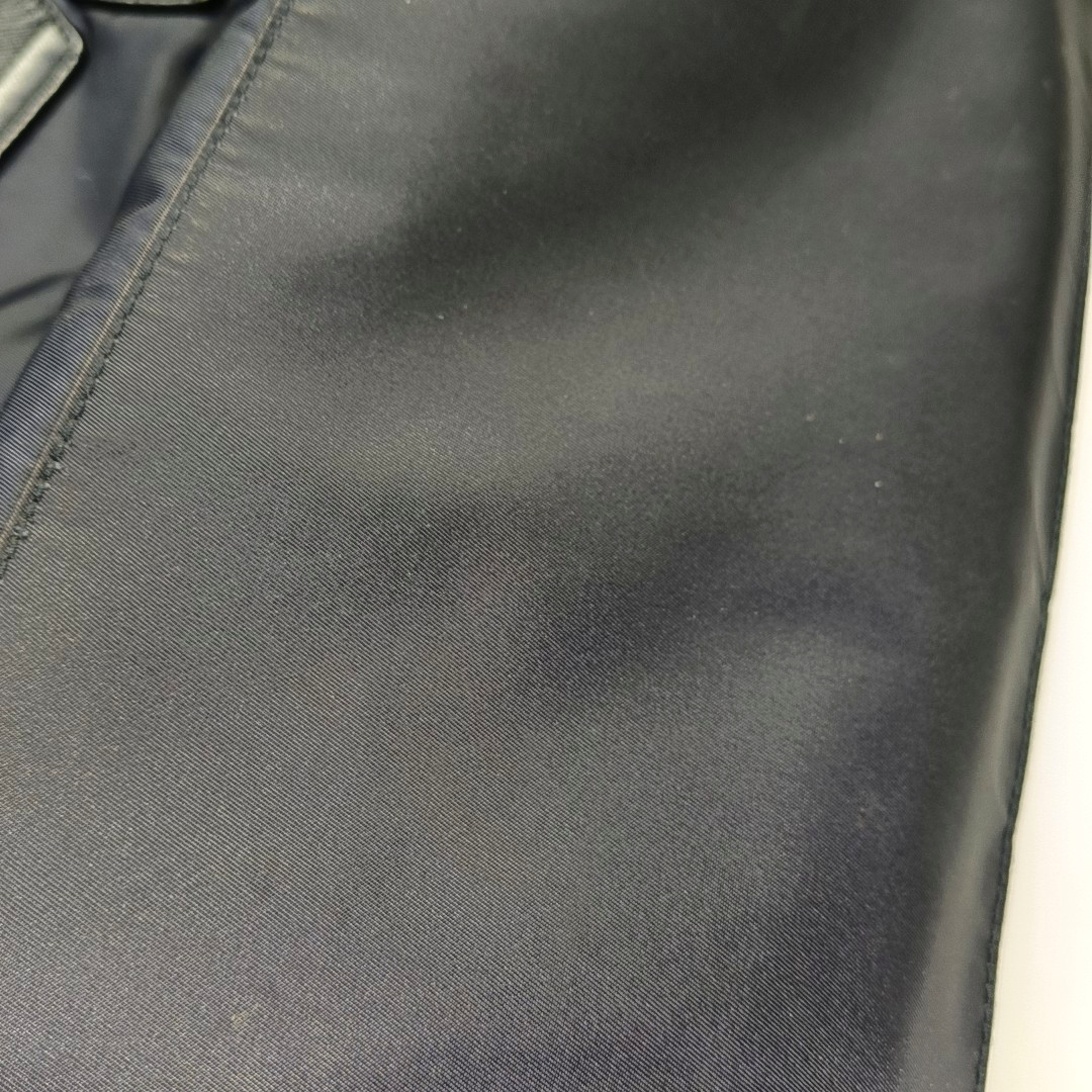 PRADA Tote bag Navy Nylon Logo Crossbody Bag Handbag Single Shoulder Bag Golden hardware-(SKU)-953507346