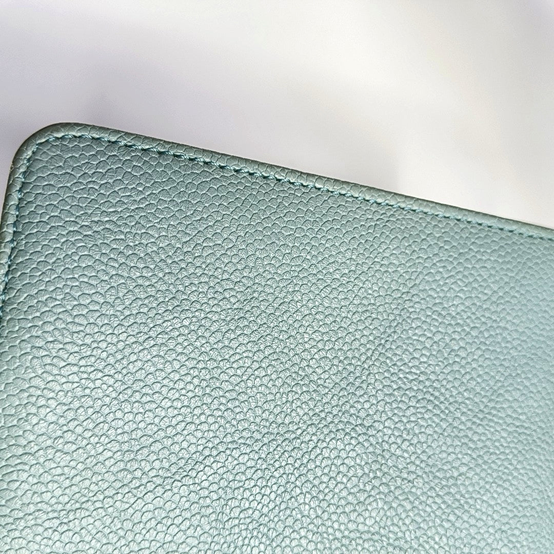 CHANEL BOY CHANEL Medium Green Calfskin Quilted Cannage Single Shoulder Bag, Crossbody Bag with Detachable Strap and Gold/Silver Hardware-(SKU)-969449479